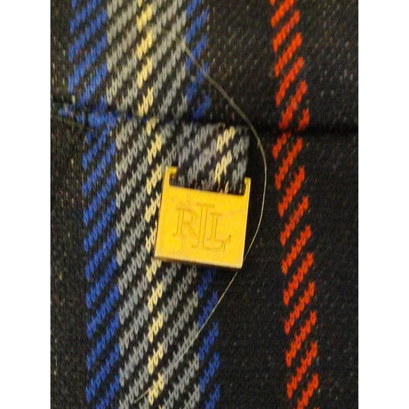 LAUREN Ralph Lauren Plaid Pants Women's 2X TTG Navy Blue Red White Trousers 2 - Picture 4 of 8